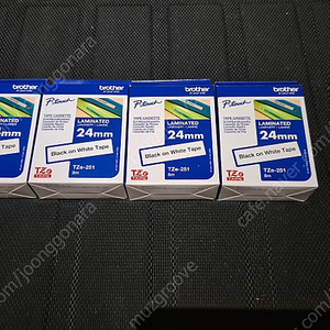 브라더 정품 라벨테이프 24mm (TZe-251)