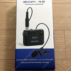 Zoom F2 BT (32bit 줌 F2 바디레코더 녹음기 블루투스컨트롤)