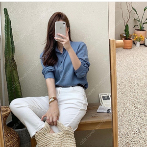 러브민 베어드맥넛 린넨 셔츠