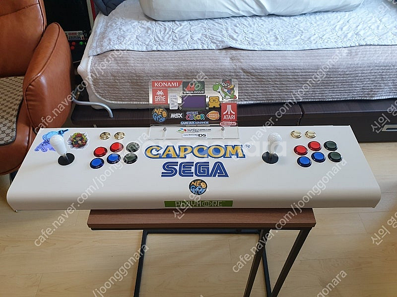 라즈베리 게임이 내장된 2인용 스틱 게임기--1