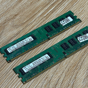 삼성 램 2G PC2 6400U 2개