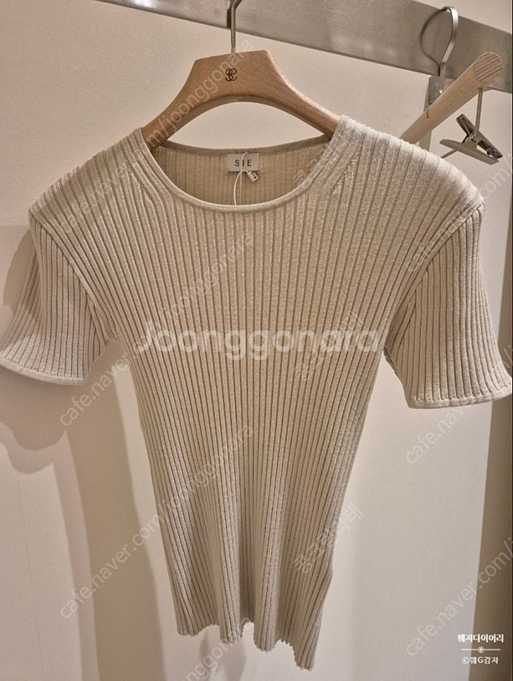 시에 셀리 하프 슬리브니트 유메르 오르 한섬 더캐시미어 랑방 타임 르뮈--0