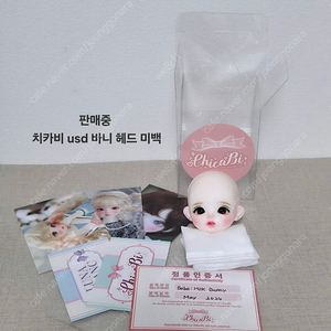 구체관절인형 usd 치카비 바니 헤드 미백 노메이크업
