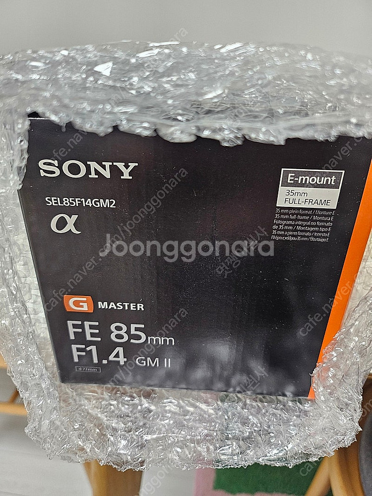 (미개봉 새제품) 소니 85mm f1.4 gm2 sel...--0