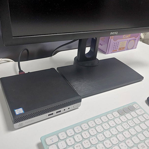 HP 초슬림 미니PC Prodesk 400 G5 mini i7-9700T, HP 전용 랙마운트, 수직 마운트