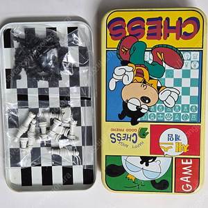 고전 게임 철제 필통