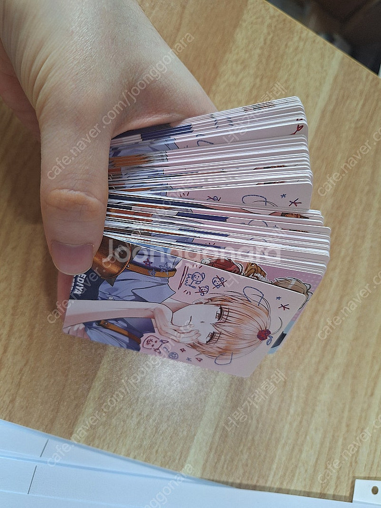 데못죽 이디야 포카 8종--0