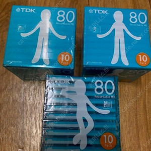 미사용 MD디스크 TDK 80분짜리 30장 판매합니다.