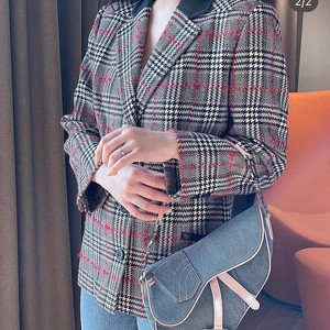 정품 디올 새들백 데님