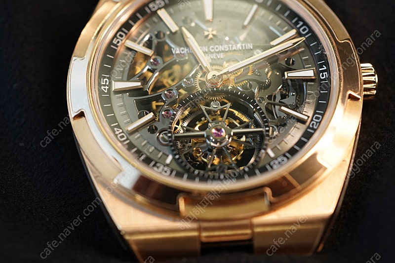 바쉐론 콘스탄틴 오버시즈 투르비용 스켈레톤 18k 로즈골드 이미지
