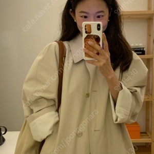 낫띵리튼 볼륨 발마칸 트렌치코트 Volume balmacaan trench (Beige) 판매합니다