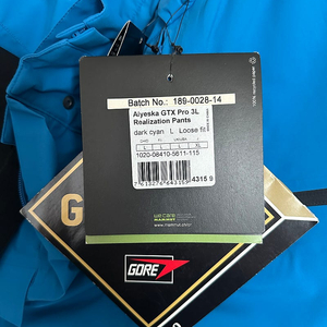 마무트 빙벽바지 (미착용 새거)_Mammut Alyeska GTX Pro 3