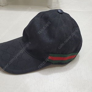 구찌 볼캡 스몰 s 사이즈 블랙 정품 모자
