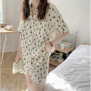 선인장 잠옷세트(새상품)35.000원=>20.000원