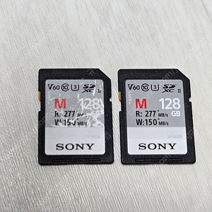 소니 SF-M128 SD카드 128GB 2개