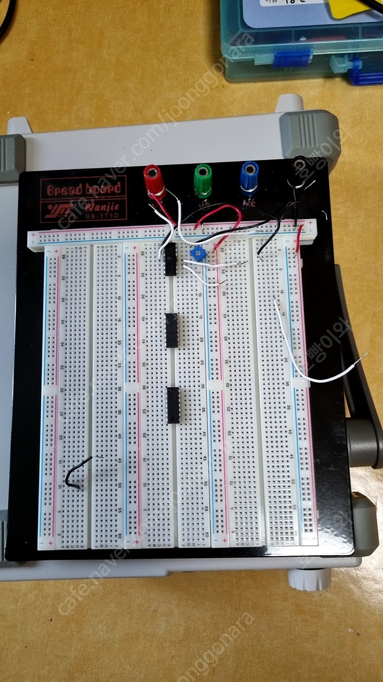 전자실험 세트 브레드보드 빵판 악어케이블 니퍼--8