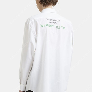 [46] 라프 시몬스 (Raf Simons) 18SS 조이 디비전 포플린 셔츠 화이트