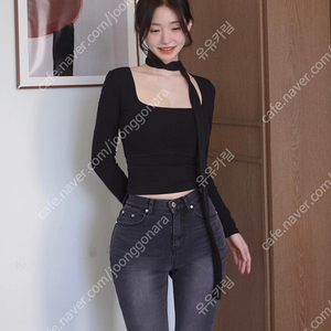 카인다미 골반볼륨업 하이웨스트 세미부츠컷 흑청 M, 카인다미 골반뽕청바지 흑청