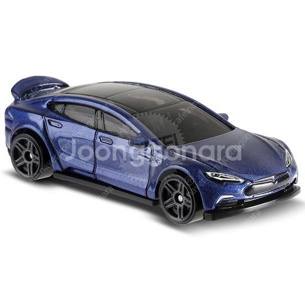 핫휠 TESLA 테슬라 모델S 블루 단종 레어템 미개봉...--1