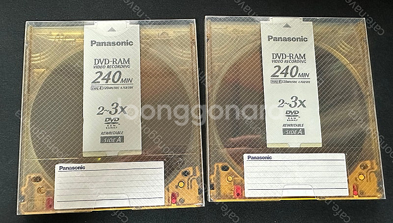 파나소닉 DVD-RAM Type 4 2~3x 2장 팝니...--0