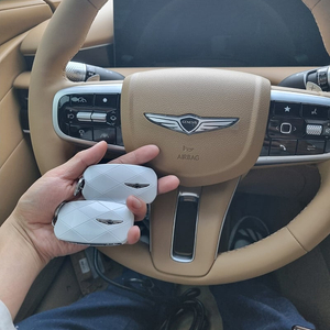 제네시스 G70, G80, G90, GV60, GV80 차량키 주파수 불량 또는 무반응 증상 수리, 예비키 3개까지 제작가능