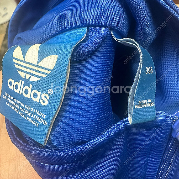 아디다스 파이어버드 삼선 블루트랙탑져지 95--2