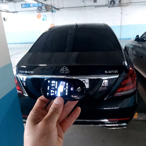 마이바흐 GLS600, S560, S580, S600, S680 차량키 마이바흐 전용 디자인포함된 디지털 디스플레이 스마트키로 컨버젼 개조