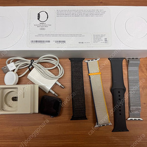 애플워치4 40mm 스페이스그레이 알루미늄 GPS
