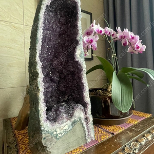 대형 지오드 자수정 높이 50cm 가로 17cm 무게 12키로