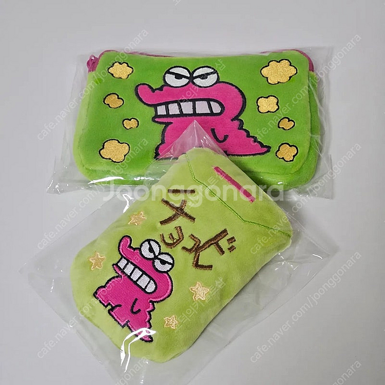 크레용신짱 짱구 초코비 와니야마 미니 지갑 파우치 목걸...--2