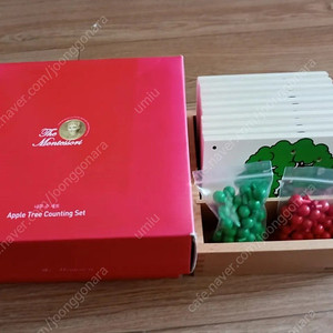 아가월드 니엔후이스 몬테소리 사과수세기(수학교구)