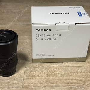 탐론 28-75mm F/2.8 G2 소니용 렌즈입니다