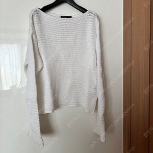 Polo 폴로 랄프로렌 보트넥 여성 코튼 아일렛 그물 뜨개니트