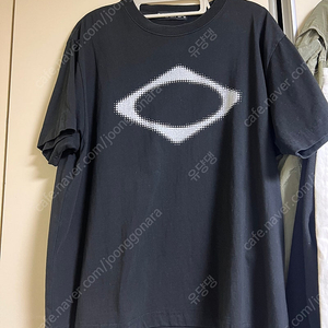 미스치프 블러 티셔츠 블랙 L 기장수선