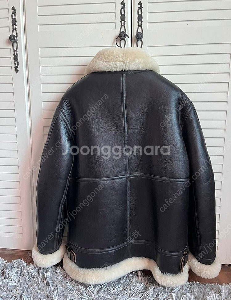 2XL 콕핏 st B-3 남성 양가죽 무스탕--2