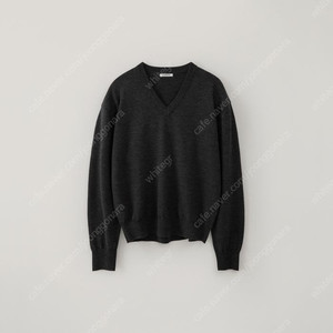블랭크룸 / 25SS 브이넥 니트(seasonal) 차콜 / 3