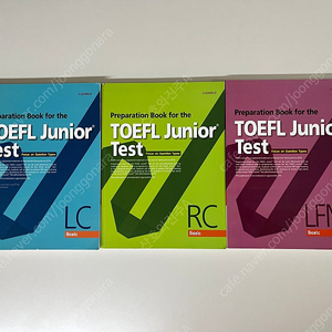 토플 주니어 테스트 베이직 TOEFL Junior Test Basic(LC RC LFM) 세 권 새책