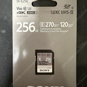 소니 SF-E256 v60 sd카드 미개봉