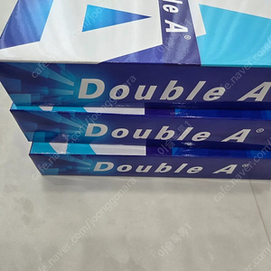 더블에이 복사용이 A4 500매×3개 만오천원