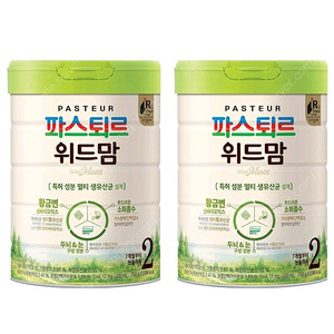 파스퇴르 위드맘 2단계 분유 2통
