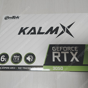 이엠텍 지포스 RTX 3050 KalmX D6 6GB 판매합니다.