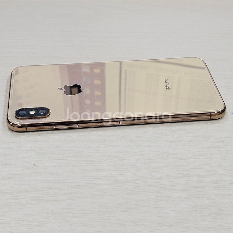 아이폰XS MAX 골드색상 256용량 무잔상 깨끗한단말기 35만 판매해요--5