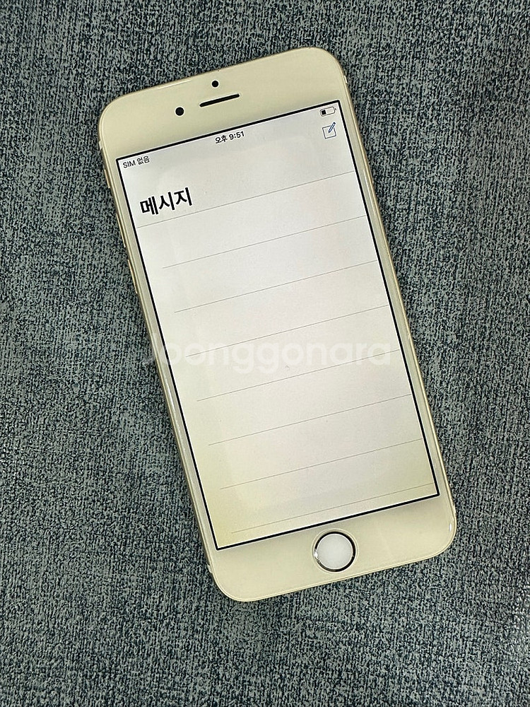 아이폰6 16기가 골드 게임용 서브용 미파손 단말기 4...--4