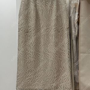 [바이씨니] 제작 메종레이스 스커트(연베이지/L)(미착용 새제품)
