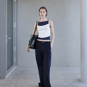 로클 로우클래식 PAPER STRAIGHT-FIT PANTS_DARK NAVY 새상품 m사이즈