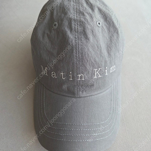MATIN TYPO BALL CAP IN GREY