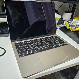 (풀박)극미중고 m3 맥북 에어 13인치 16g 512g 스타라이트 판매