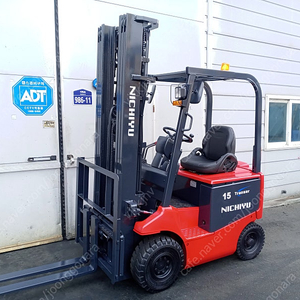 니찌유 중고 전동지게차 1.5톤 3단 5700MM 고용량베터리 싸이드쉬프트 장착 FB15-77[신차수준]
