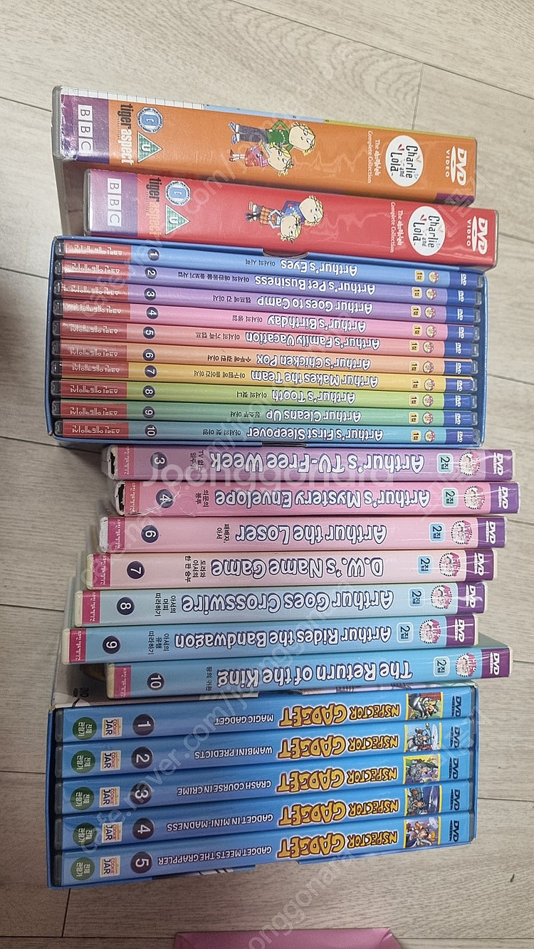 잠수네 영어 추천 dvd 아서 가제트 찰리앤롤라 일괄--0