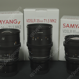 SAMYANG 삼양 Vdslr mk2 35mm, 50mm 소니 E 마운트 판매건